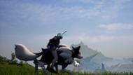 Riding a Direhowl (Image via Pocket Pair Inc)